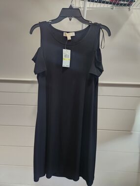 Michael Kors Black Crewneck Dress